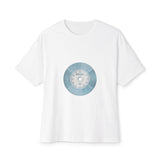 Midnight Vinyl Vibes Unisex Oversized Boxy Tee - snazzymerch