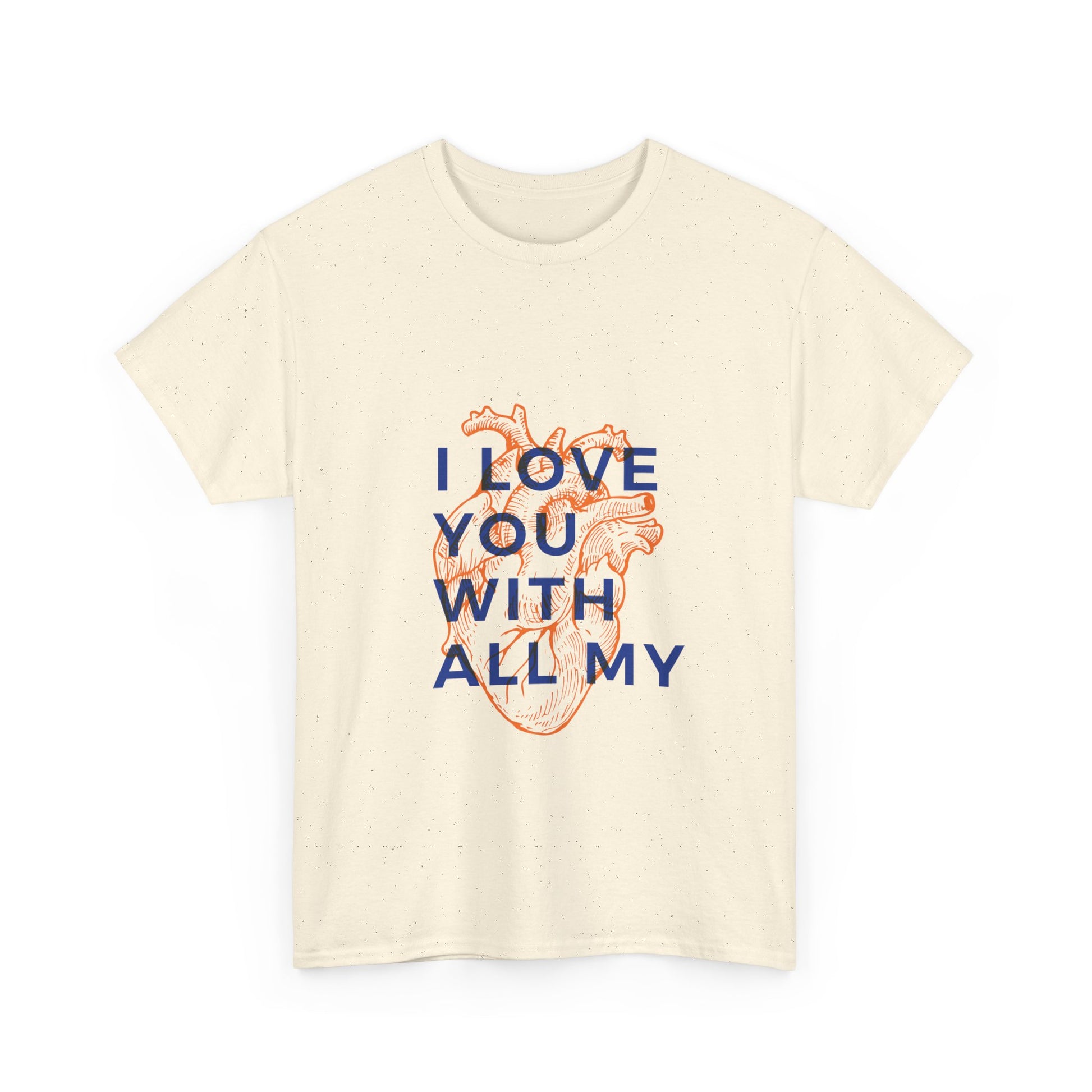 All My Heart Anatomical Art Unisex Heavy Cotton Tee - snazzymerch