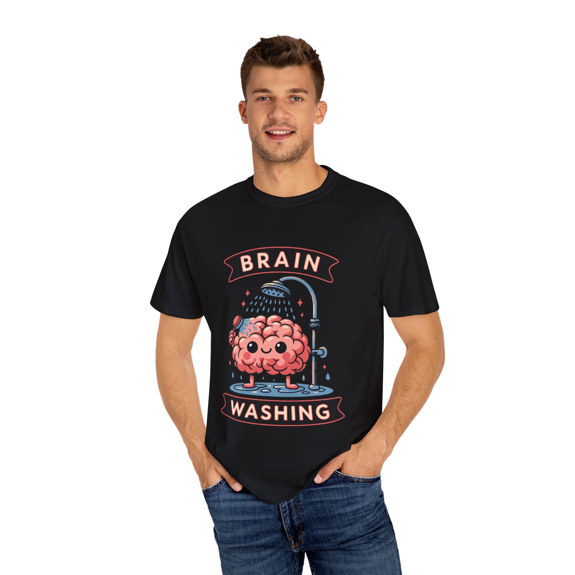 Snazzy Brain Washing Dyed Tee | Vintage Comfort