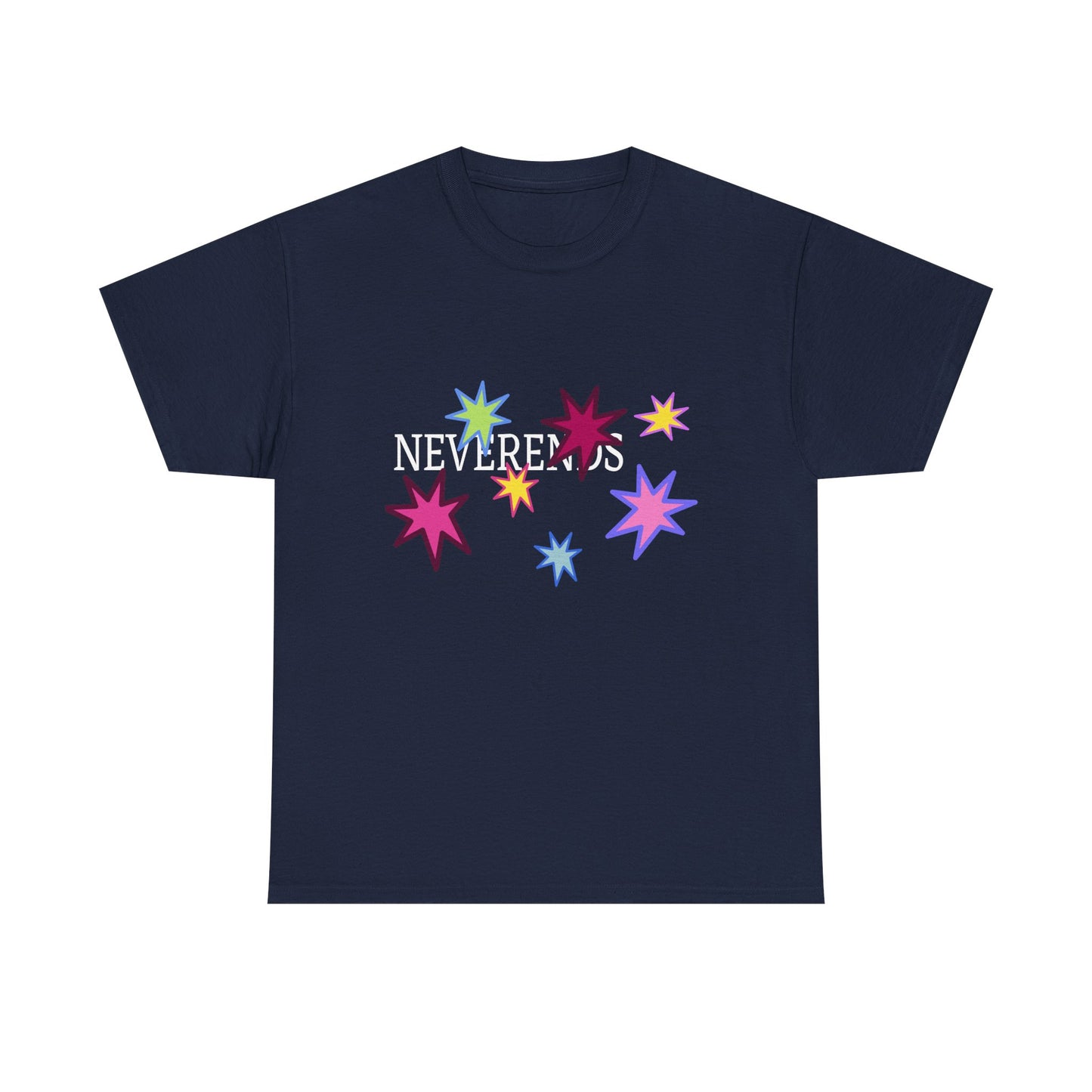 Rainbow Spark Burst Unisex Heavy Cotton Tee - snazzymerch