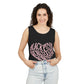Born Pink Heart Typography – Dyed Tank Top Printify
