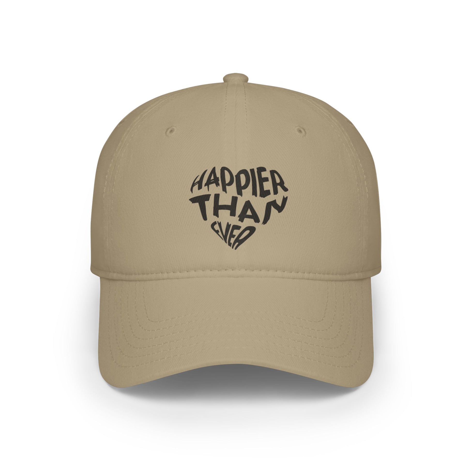 Billie Eilish Inspired Baseball Cap – Happier Heart Lettering Edition Printify
