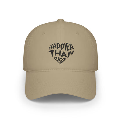 Billie Eilish Inspired Baseball Cap – Happier Heart Lettering Edition Printify