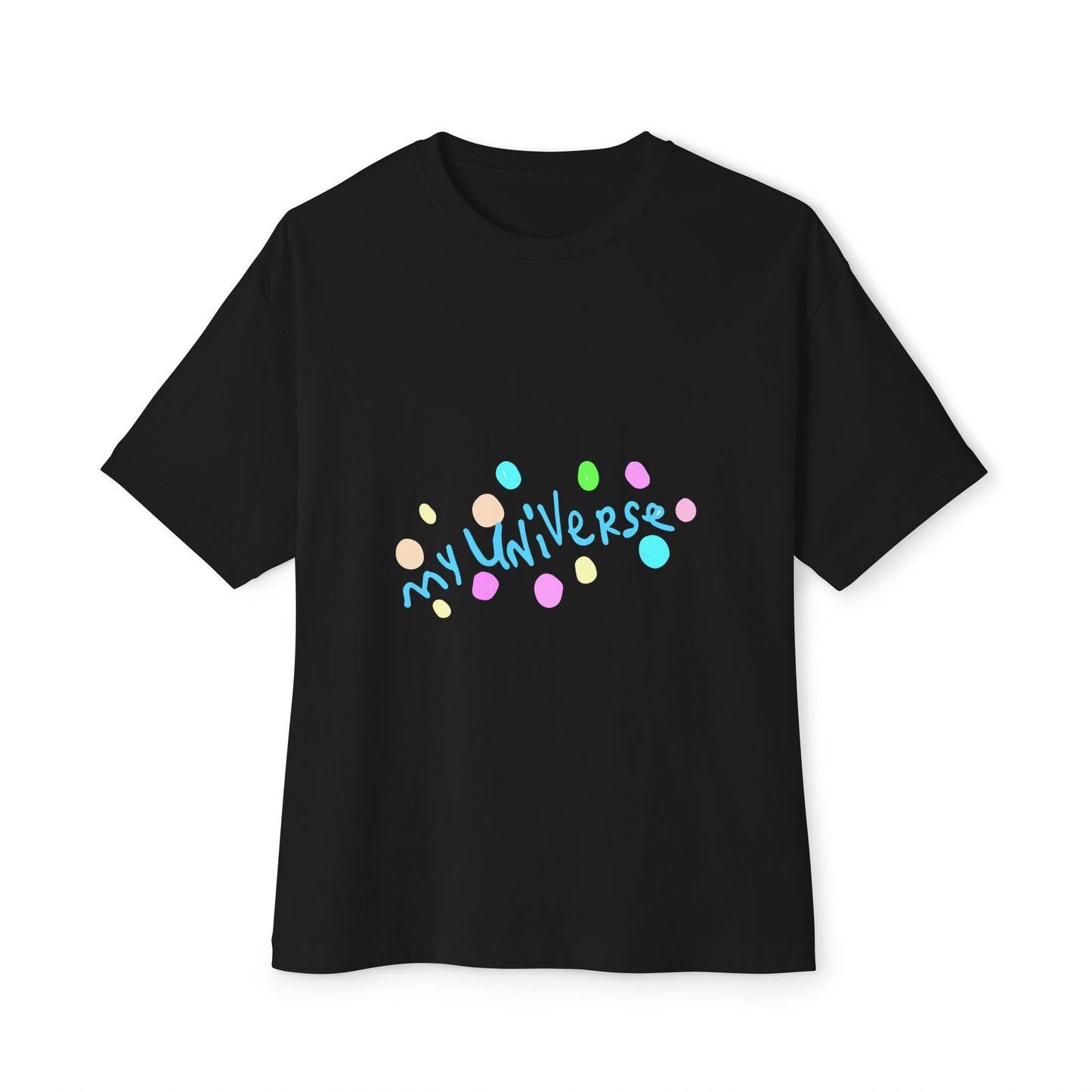 Pastel Universe Unisex Oversized Boxy Tee Printify