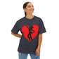 Heart & Cowgirl Unisex Oversized Boxy Tee - snazzymerch