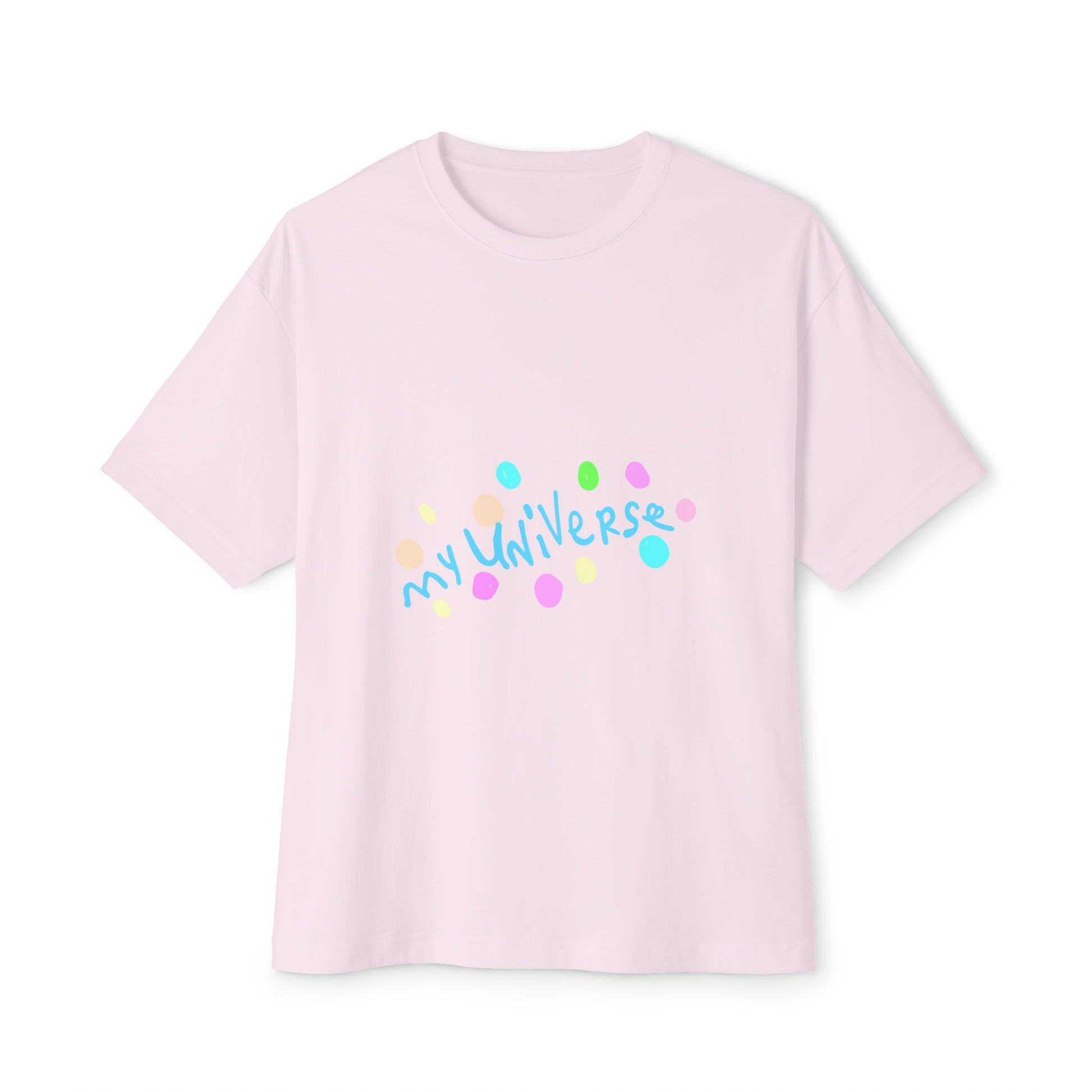 Pastel Universe Unisex Oversized Boxy Tee Printify