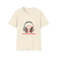 Smiley Beats Graphic Unisex Softstyle Tee - snazzymerch