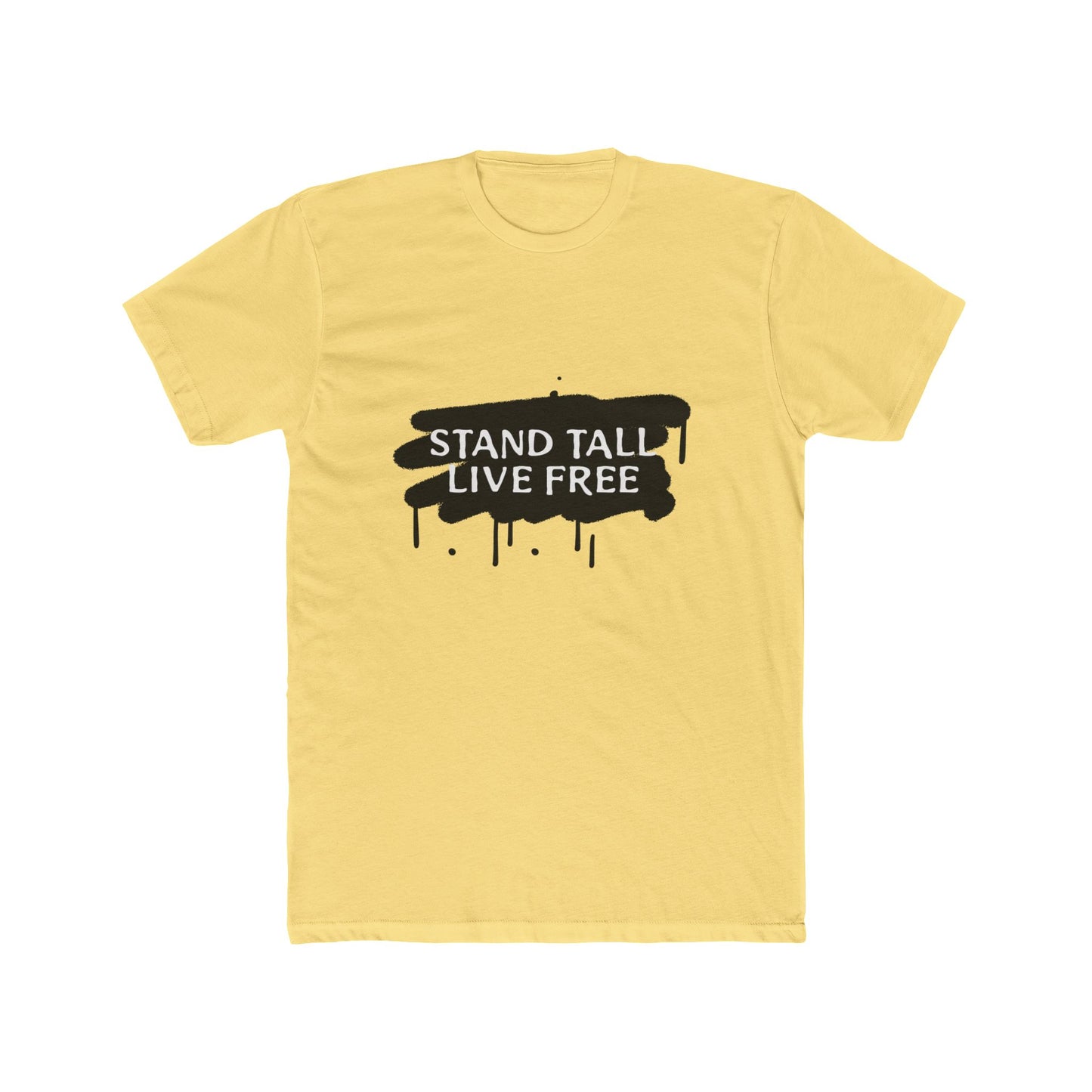 Stand Tall Live Free Unisex Cotton Tee - snazzymerch
