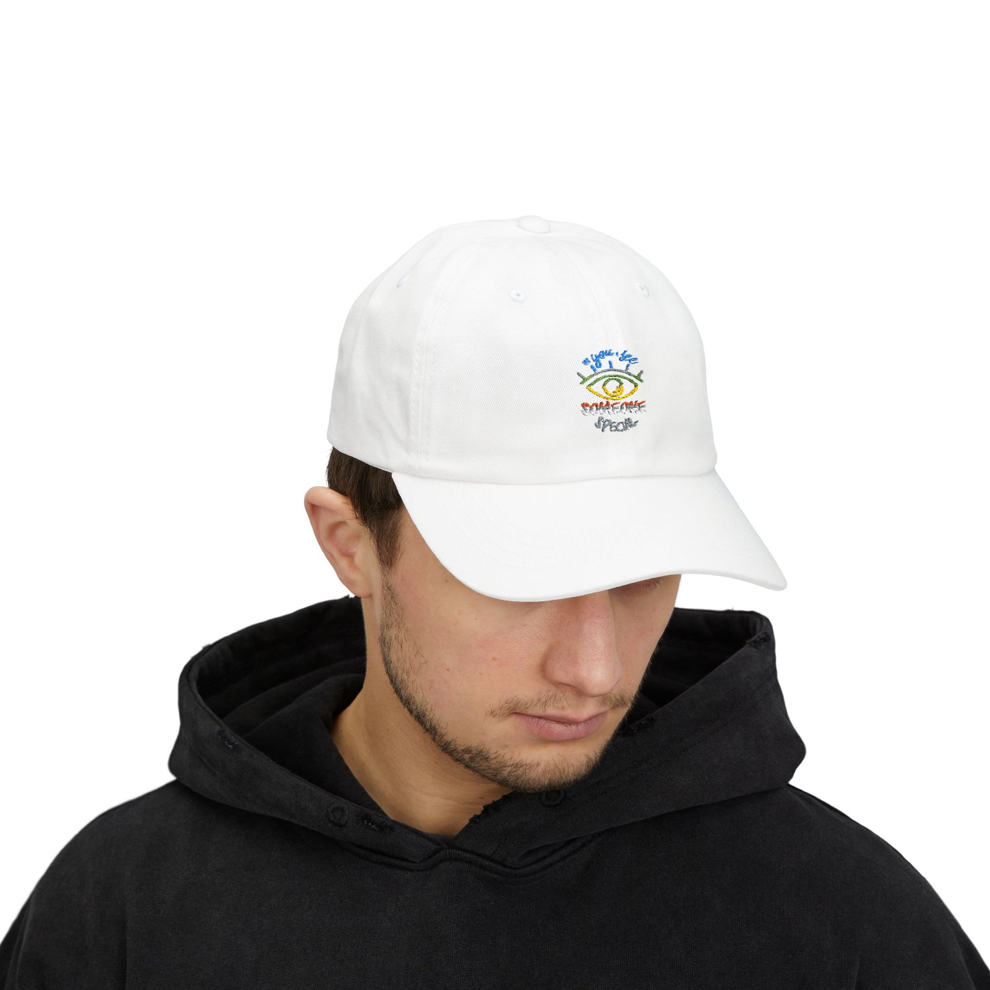 Vibrant Eye and Text Classic dad cap Printify