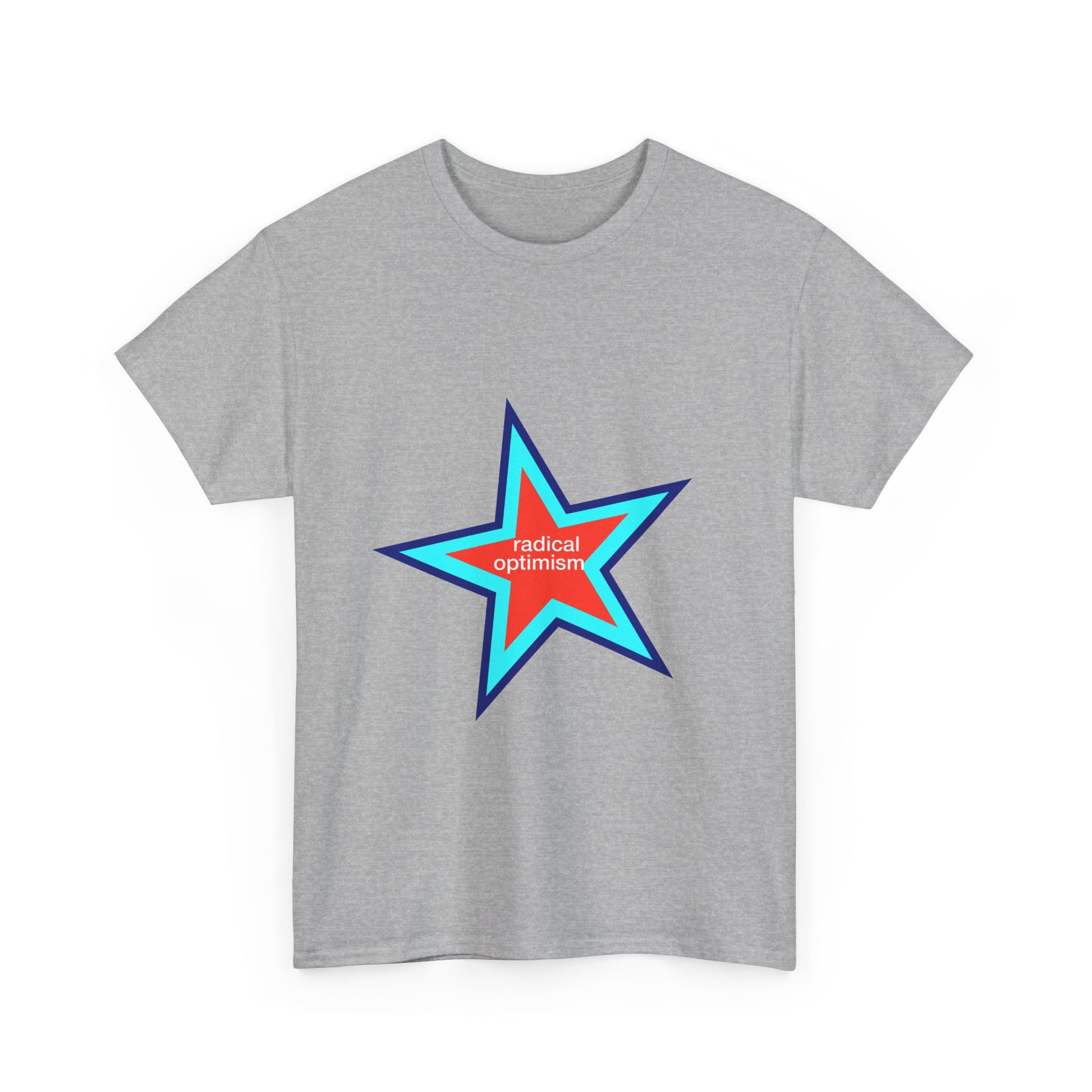 Power of Positivity Star Unisex Heavy Cotton Tee - snazzymerch