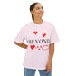 Beyond LoveUnisex Oversized Boxy Tee - snazzymerch