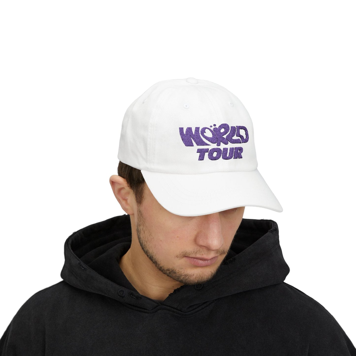 World Tour Bubble Letter Classic Dad Cap Printify
