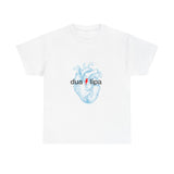 Electro Heart Illustration Unisex Heavy Cotton Tee - snazzymerch