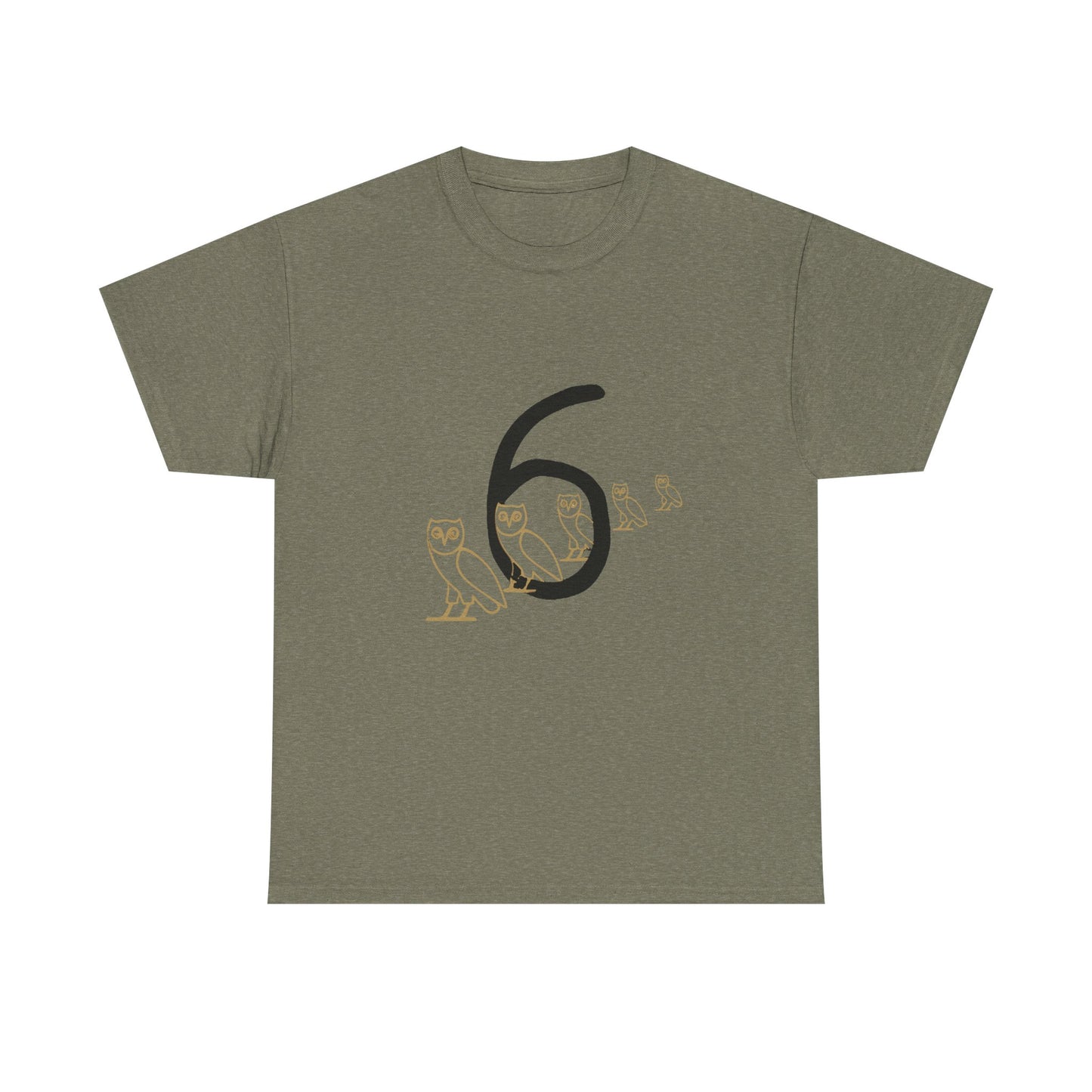 OVO Owl Evolution Heavy Cotton Tee Printify