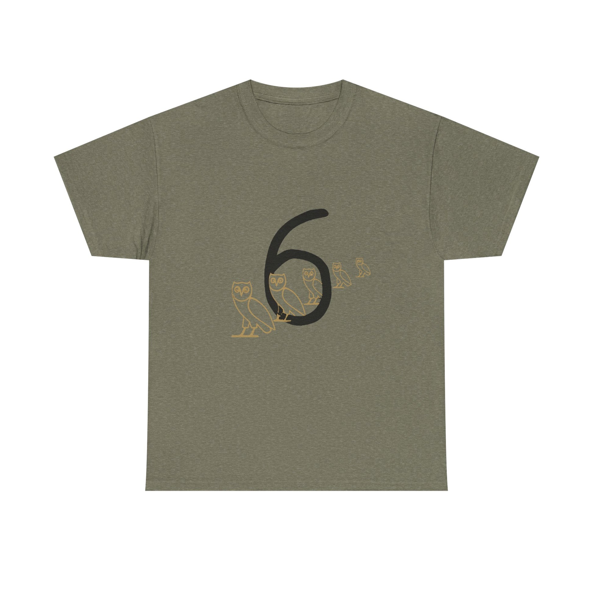 OVO Owl Evolution Heavy Cotton Tee Printify