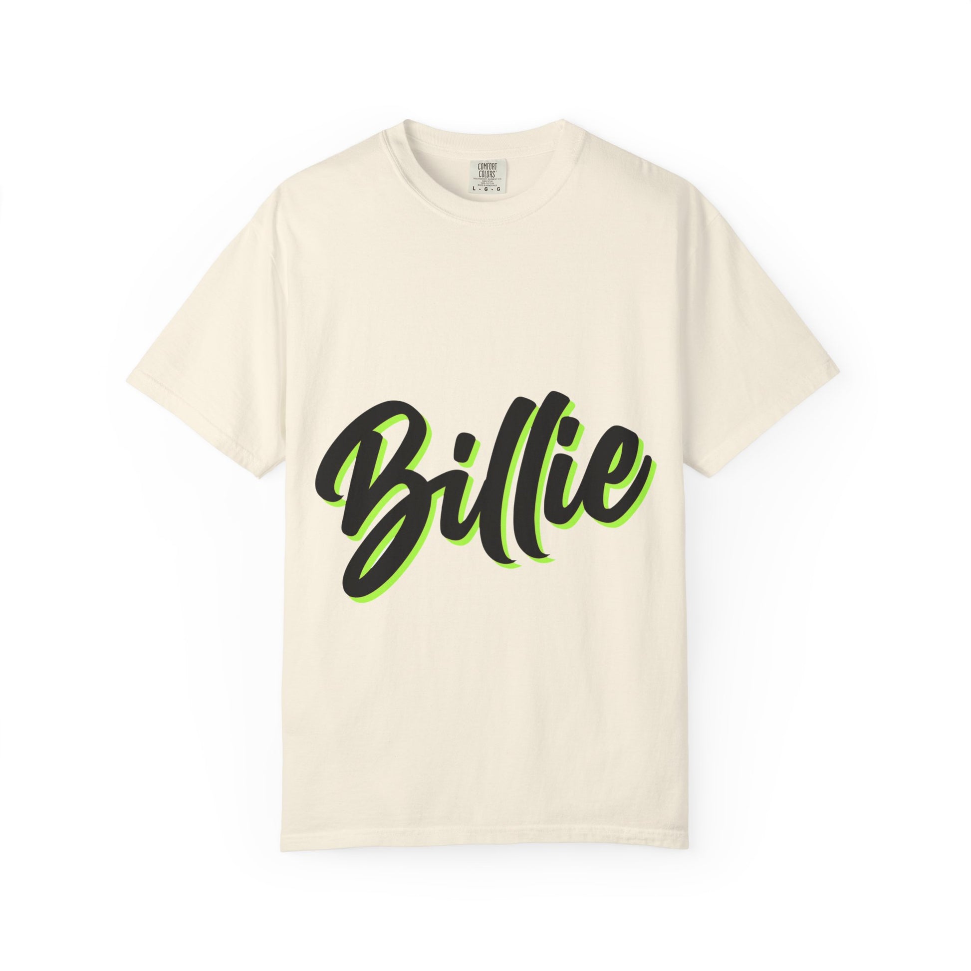 Billie Eilish Inspired Dyed T-shirt – Electric Script Vibes Edition Printify