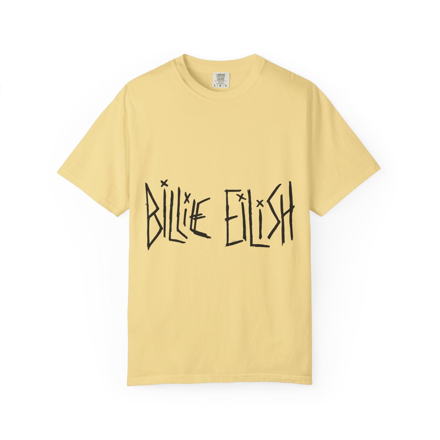 Billie Eilish Inspired Dyed T-shirt – Twisted Ink Font Edition Printify