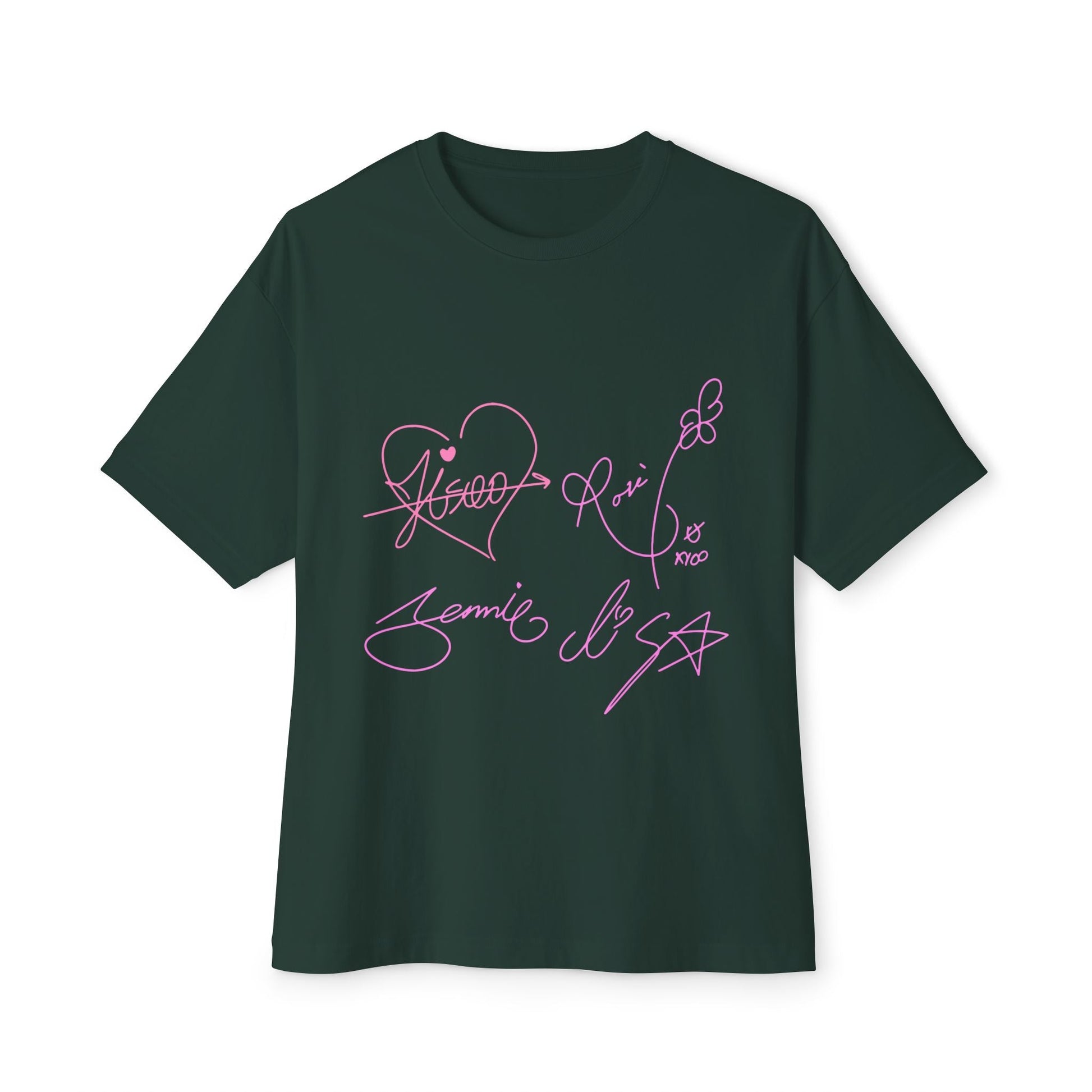 Signature Autograph – Oversized Boxy Tee Printify