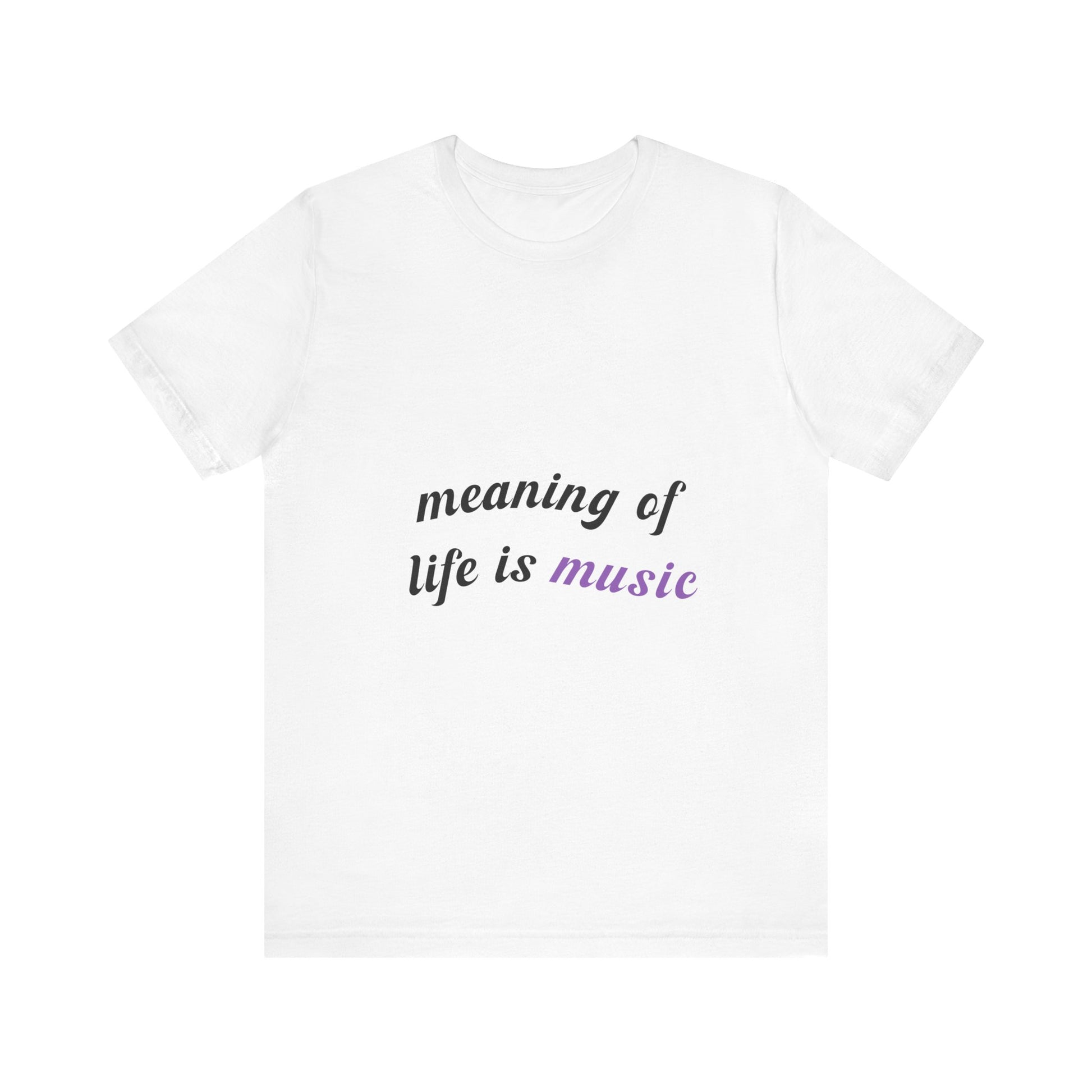 Feel the Music Vibe Unisex Jersey short sleeve tee Printify