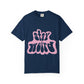 Retro Pink “Stay Weird” Typography Unisex Garment-Dyed T-shirt - snazzymerch