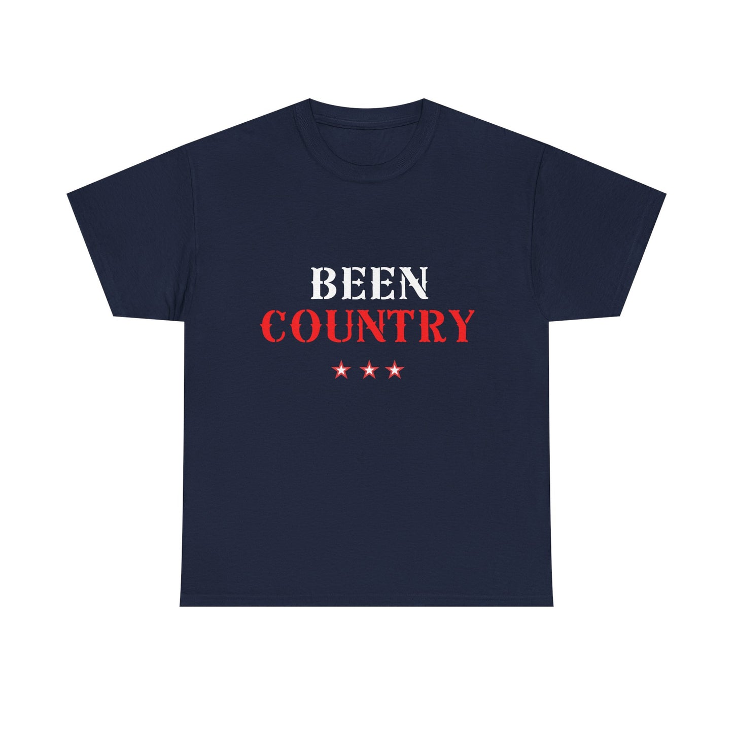 Red Country Western Star Unisex Heavy Cotton Tee - snazzymerch