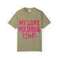 Love & Energy Unisex Garment-Dyed T-shirt - snazzymerch