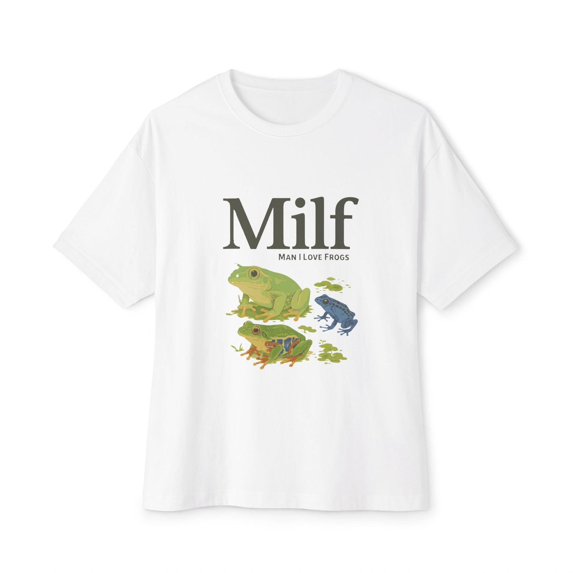 Unisex Oversized Tee – Snazzy Funny Milf Edition Printify