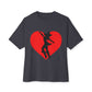 Heart & Cowgirl Unisex Oversized Boxy Tee - snazzymerch