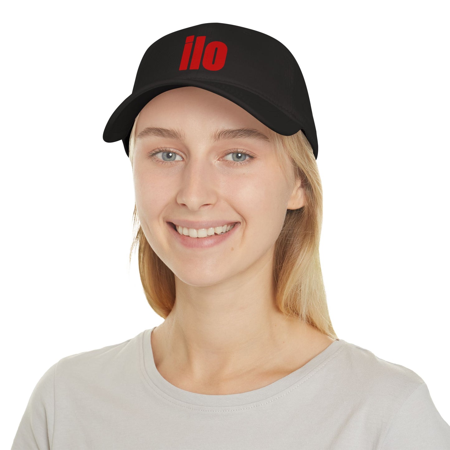 Billie Eilish Inspired Baseball Cap – Bold Red Block Edition Printify