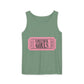 Lovesick Girls Ticket – Dyed Tank Top Printify
