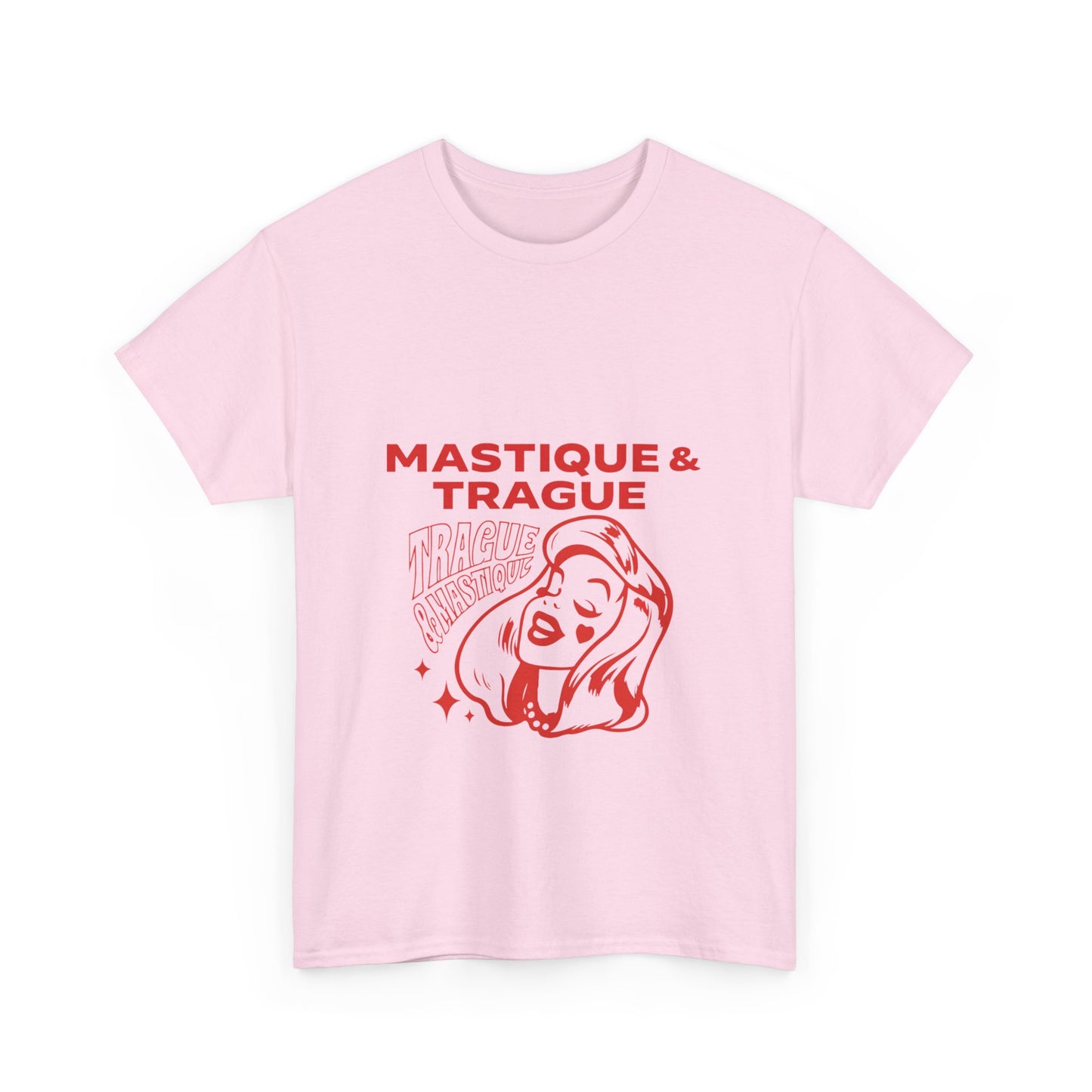 Fierce Femme in Red Unisex Heavy cotton tee Printify