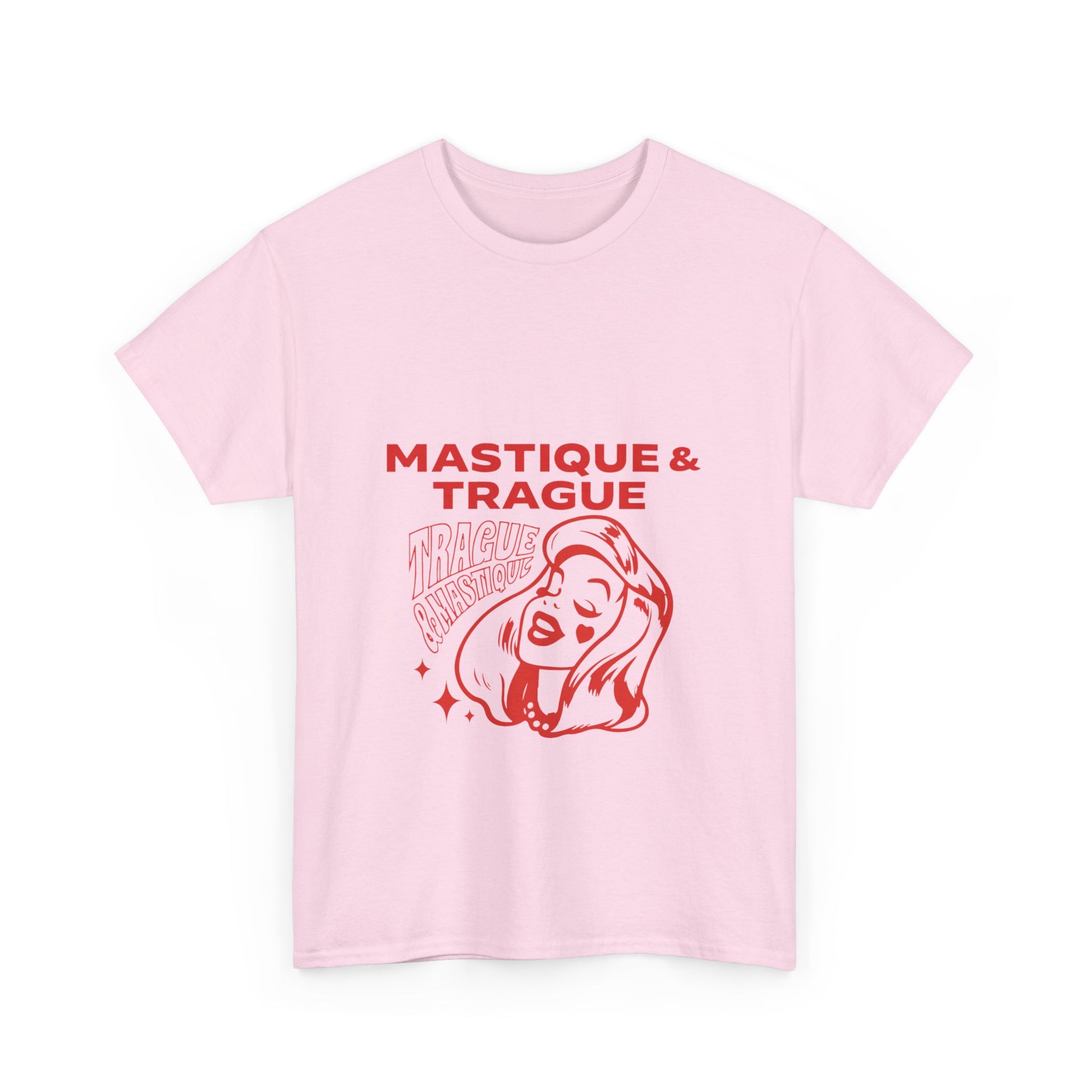 Fierce Femme in Red Unisex Heavy cotton tee Printify