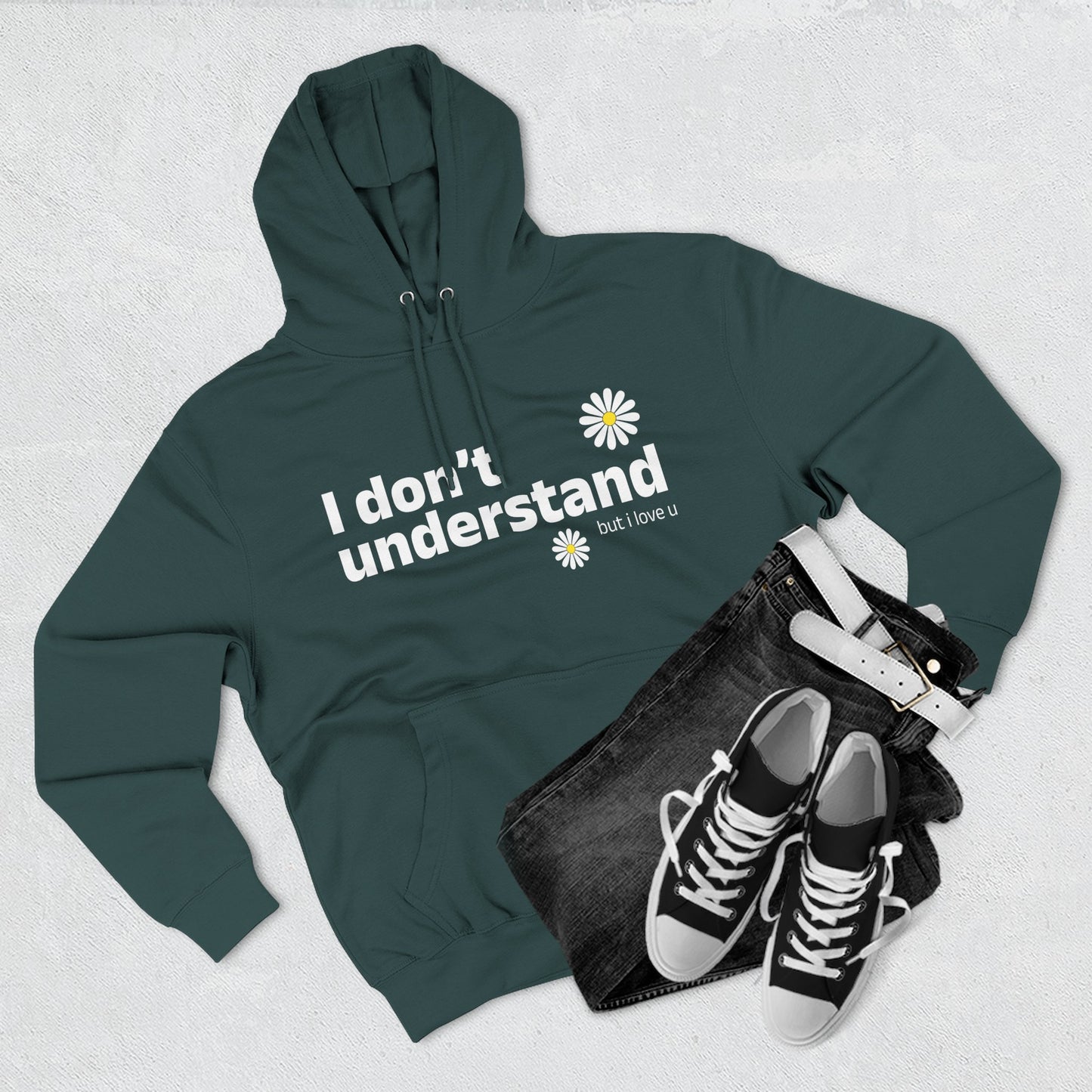 I Don’t Understand Three-Panel Fleece Hoodie - snazzymerch