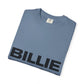Billie Eilish Inspired Dyed T-shirt – Stacked Glow Text Edition Printify