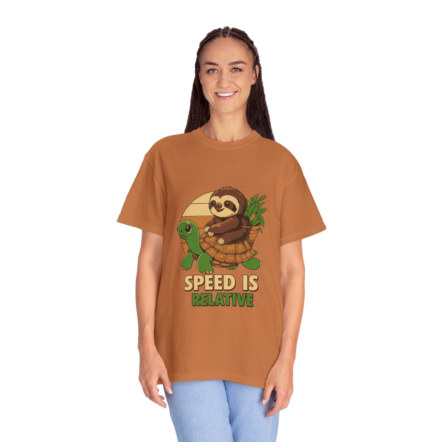 Dyed T-shirt – Snazzy Speed Edition Printify