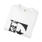 Black & White Portrait Unisex Garment-Dyed T-shirt - snazzymerch