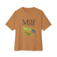 Unisex Oversized Tee – Snazzy Funny Milf Edition Printify