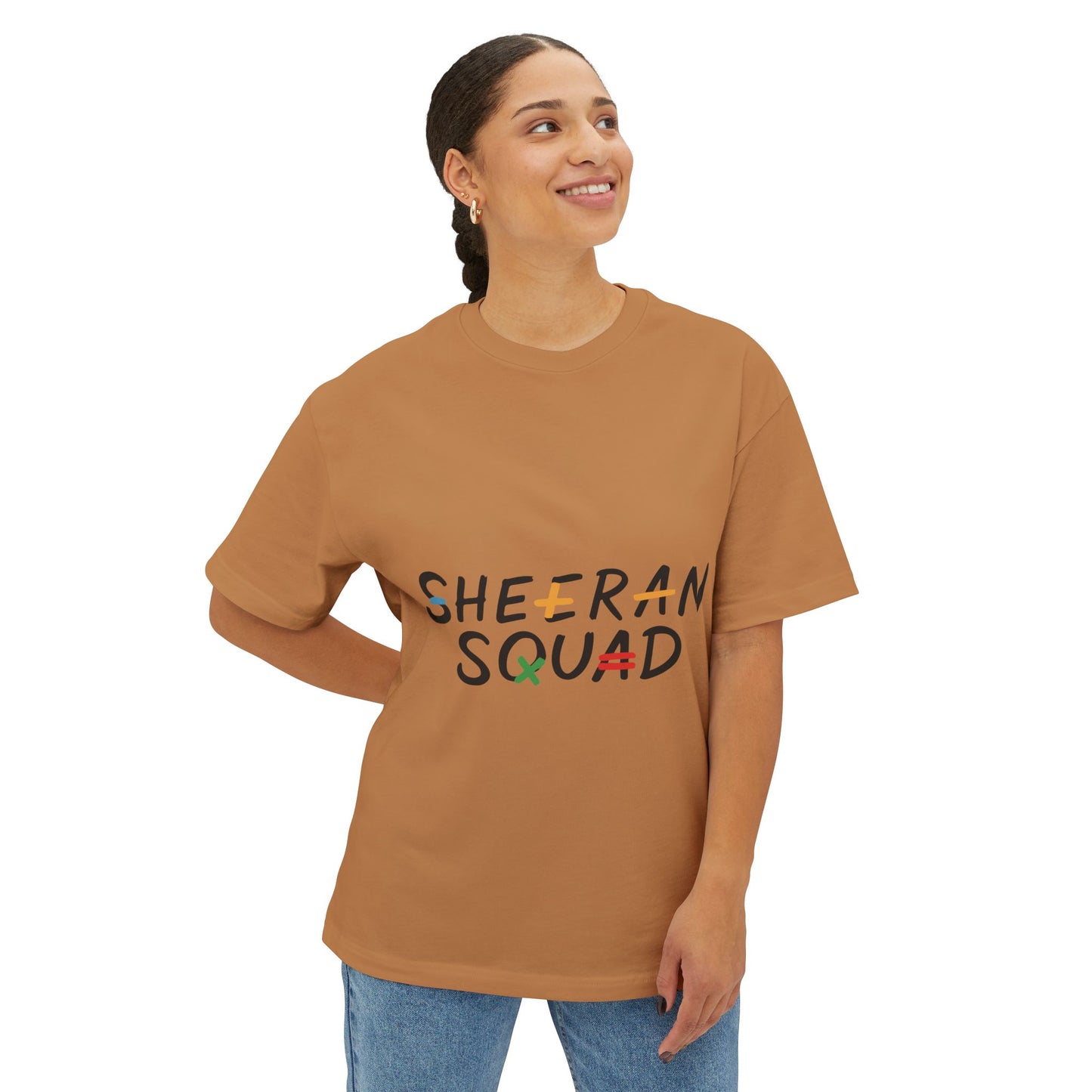 Sheeran Squad Oversized Boxy Tee | SnazzyMerch