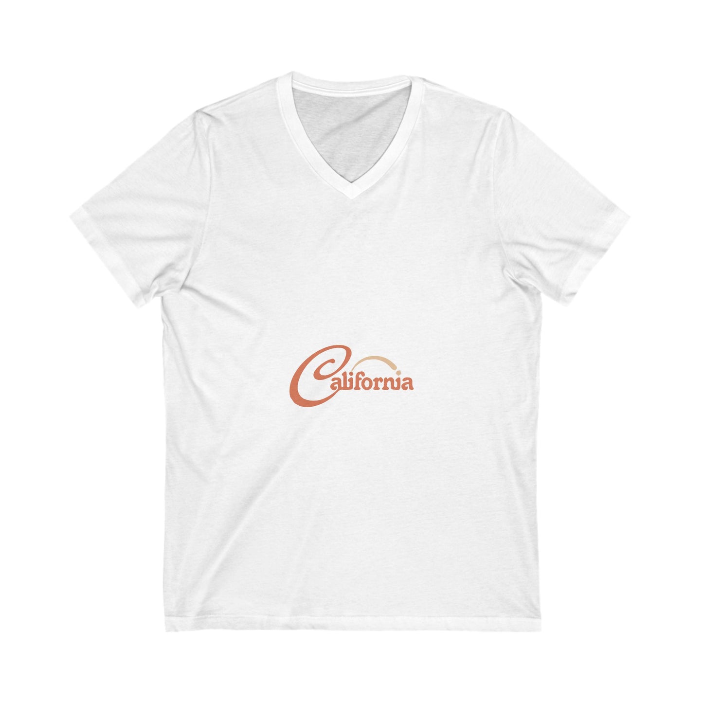 California Dream Unisex Jersey Short Sleeve V-Neck Tee - snazzymerch