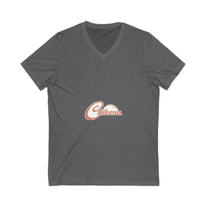 California Dream Unisex Jersey Short Sleeve V-Neck Tee - snazzymerch