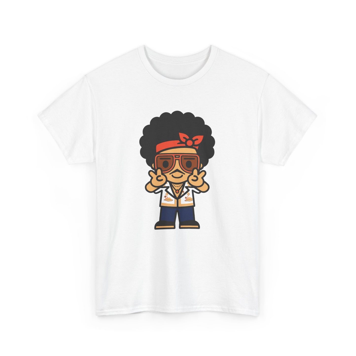 Afro Disco Mood Unisex Heavy cotton Tee Printify