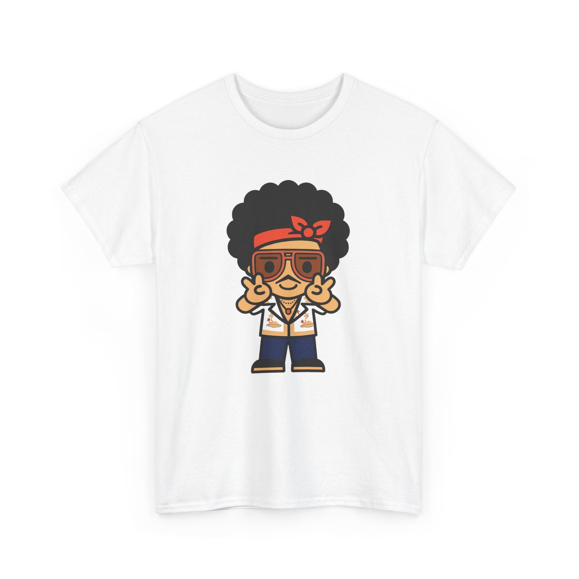 Afro Disco Mood Unisex Heavy cotton Tee Printify