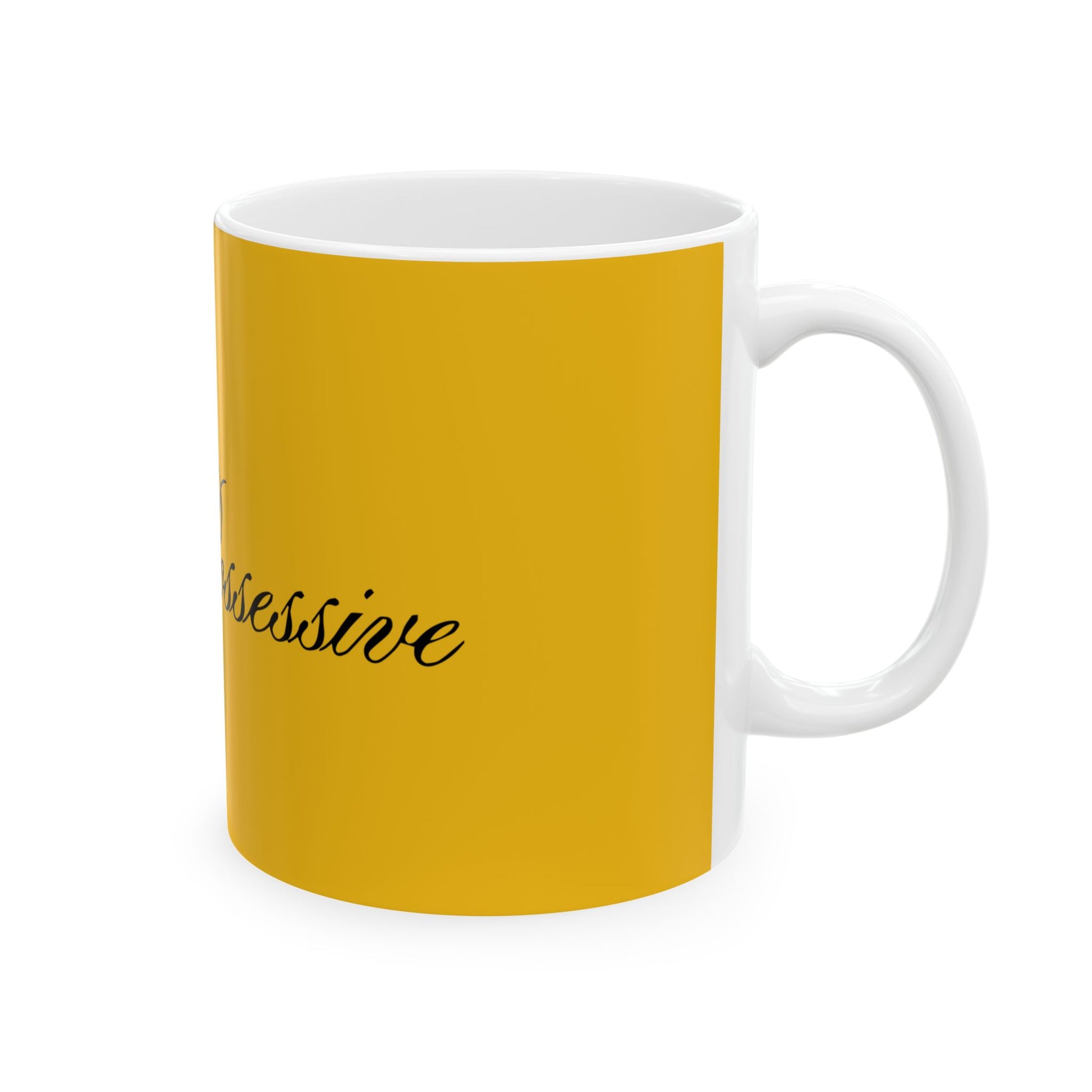 Minimalist Monochrome Ceramic Mug, (11oz, 15oz) - snazzymerch