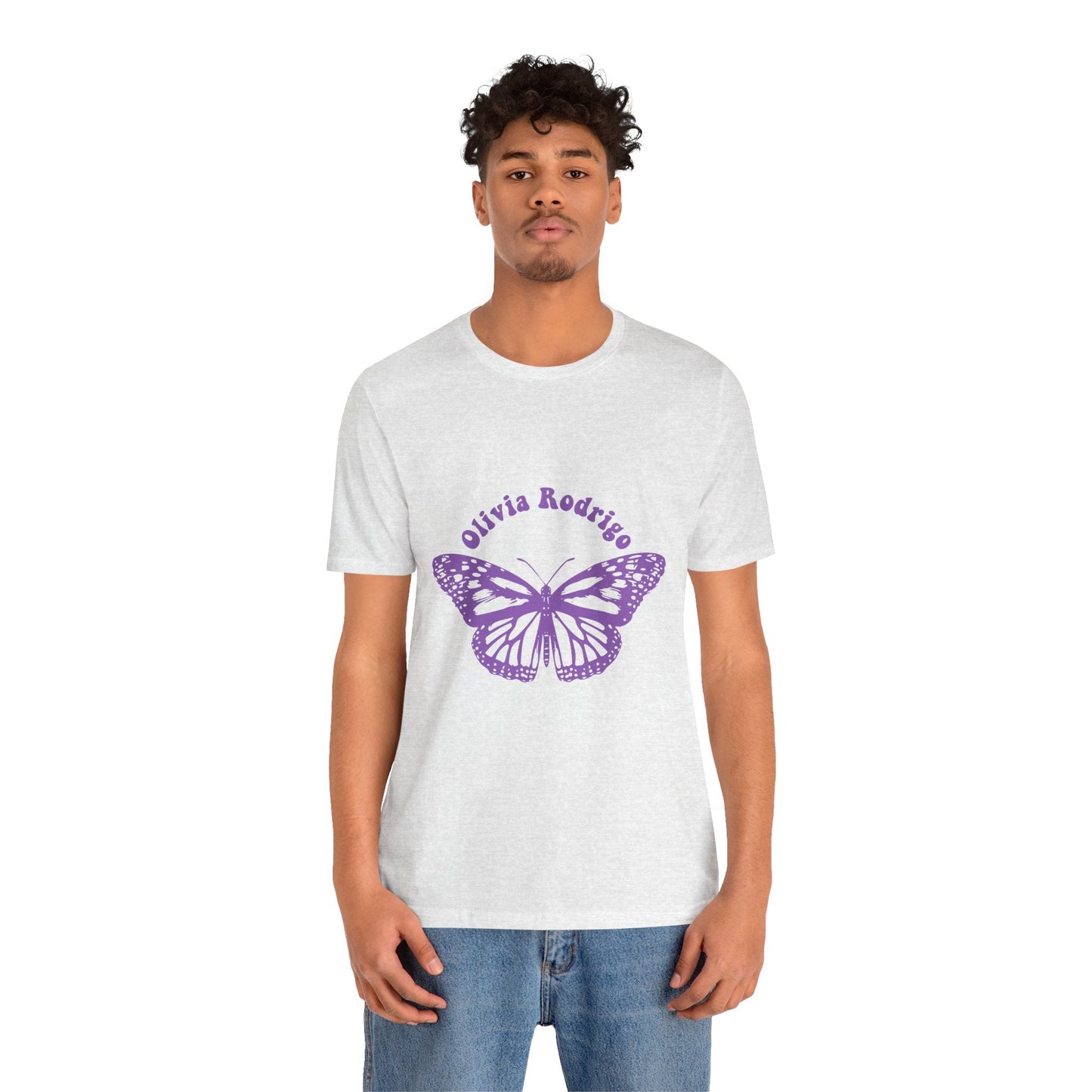 Olivia Rodrigo Unisex Jersey Short Sleeve Tee - With Butterfly Printify