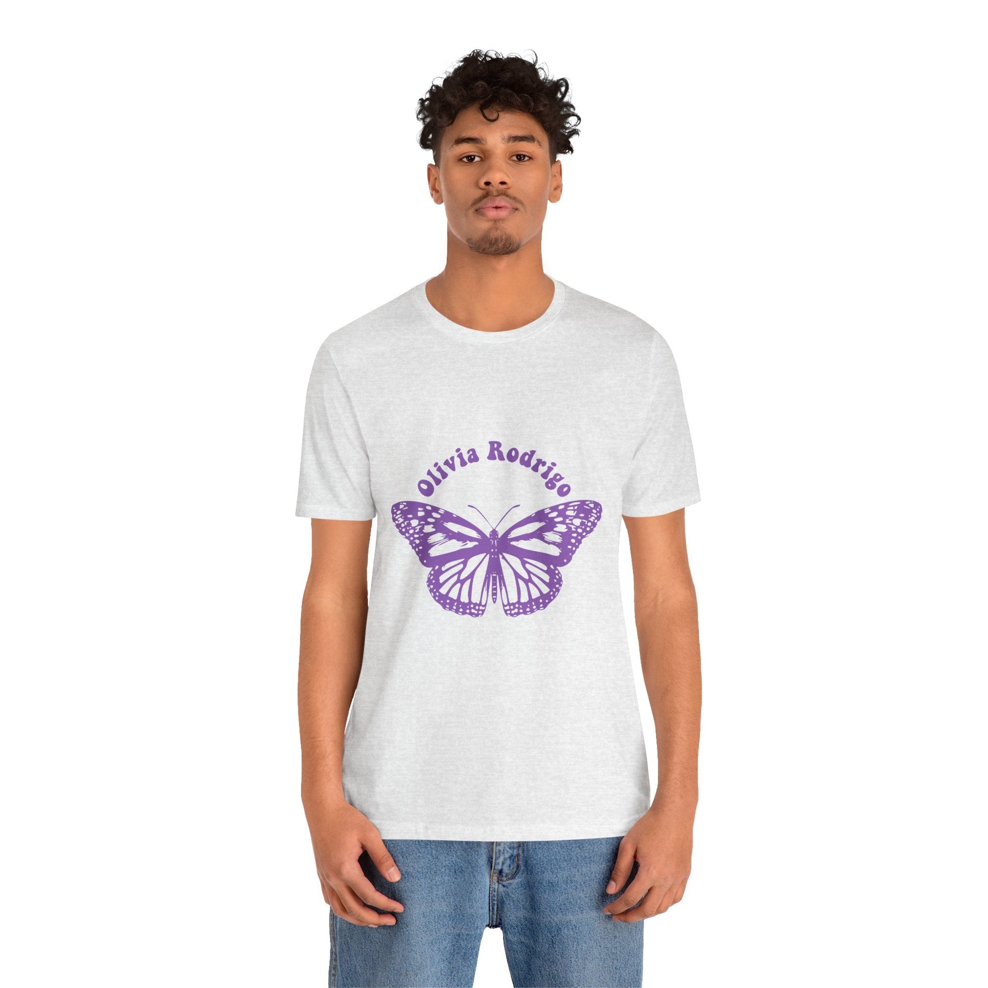 Olivia Rodrigo Unisex Jersey Short Sleeve Tee - With Butterfly Printify