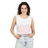 Born Pink Heart Typography – Dyed Tank Top Printify