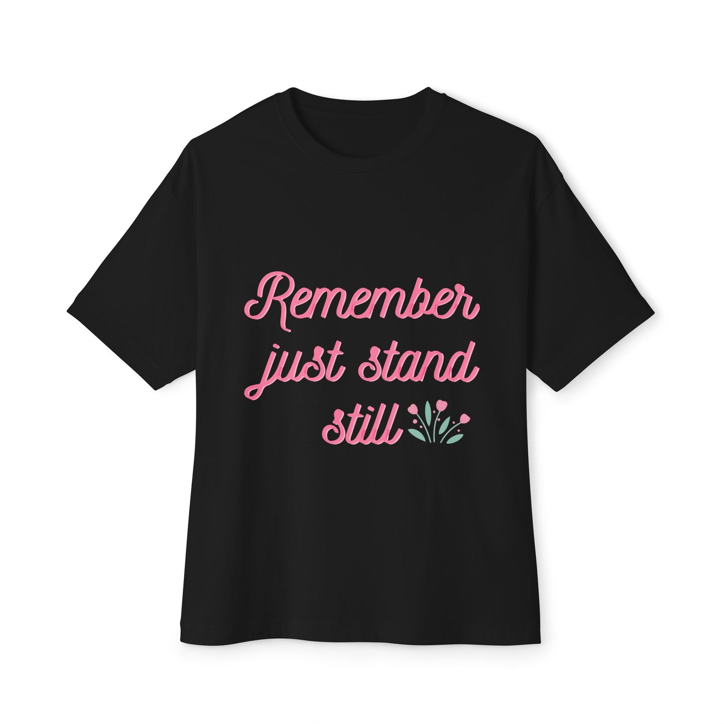Remember Just Unisex Oversized Boxy Tee - snazzymerch