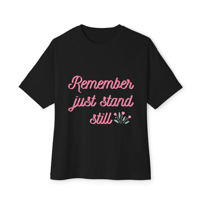 Remember Just Unisex Oversized Boxy Tee - snazzymerch