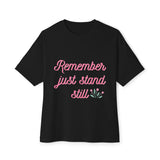 Remember Just Unisex Oversized Boxy Tee - snazzymerch