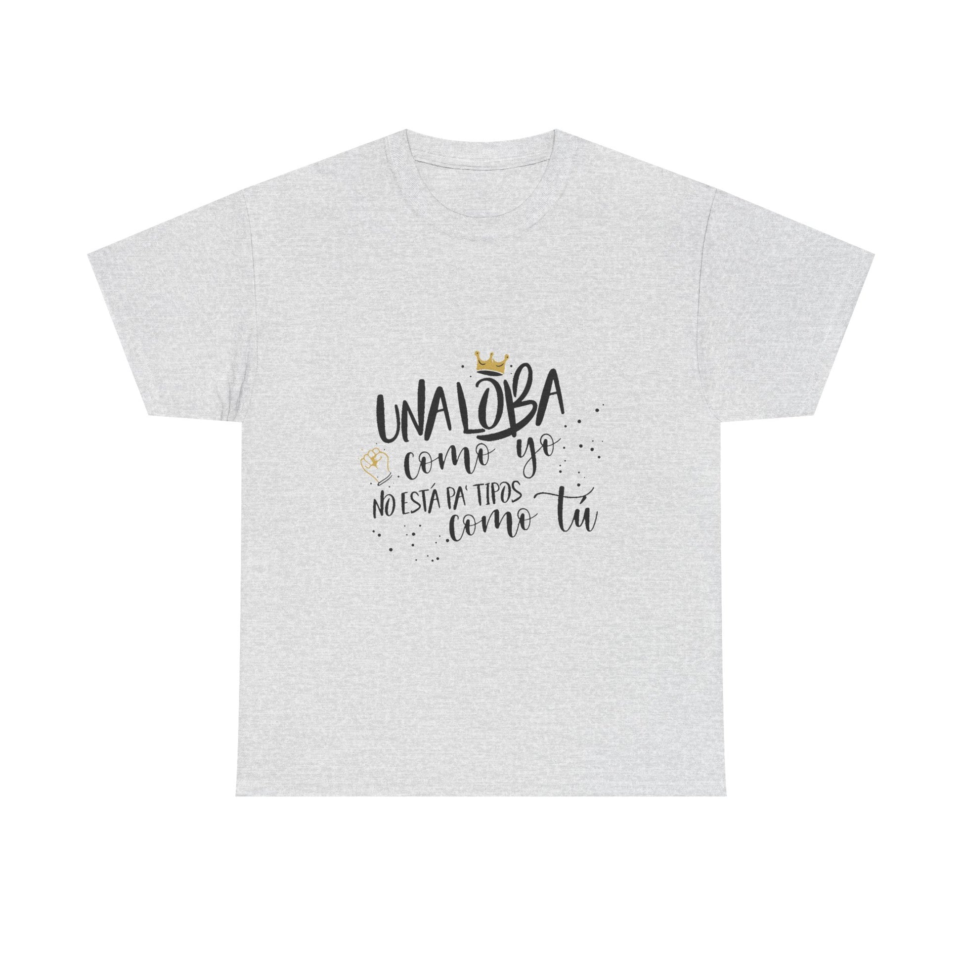 Golden Wolf Energy Unisex Heavy cotton tee Printify